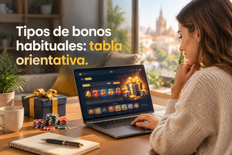 Tipos de bonos habituales: tabla orientativa