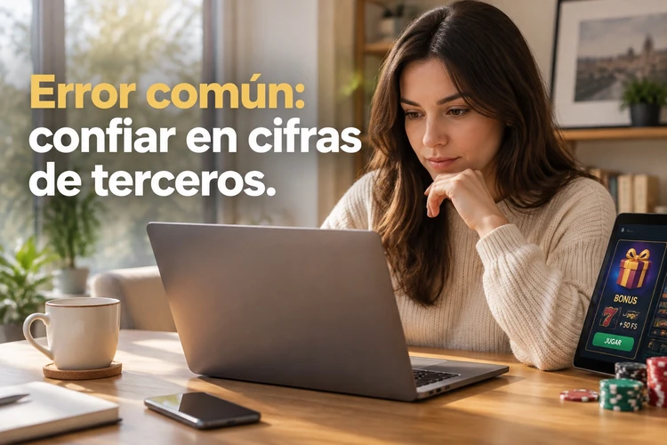 Error común: confiar en cifras de terceros